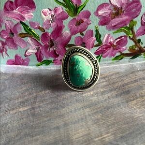 Turquoise Stone Silver Ring